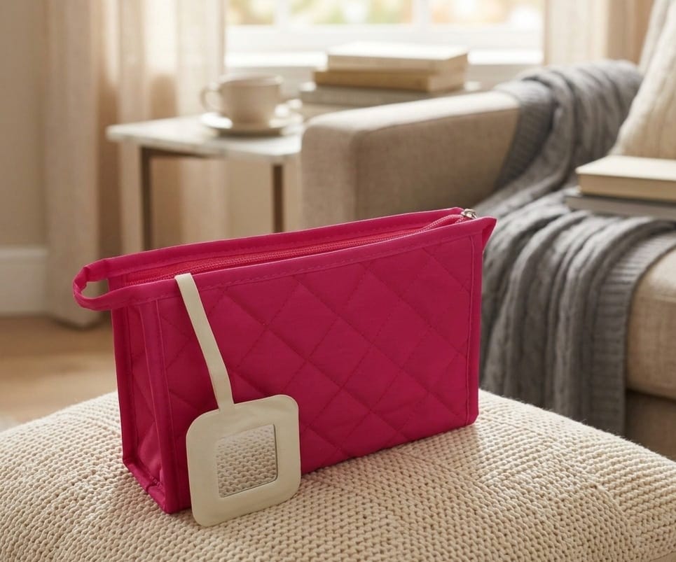 pink women hand bag image 1