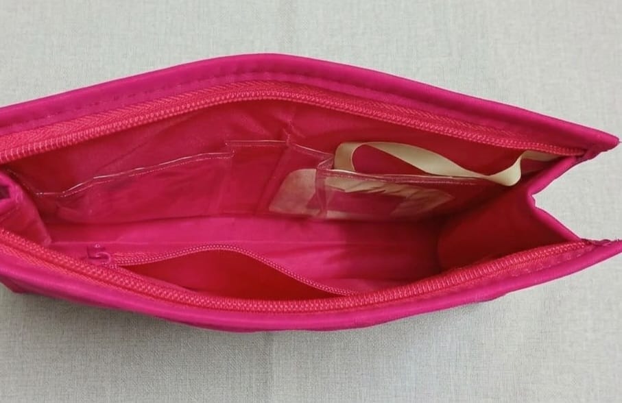 pink women hand bag image 4