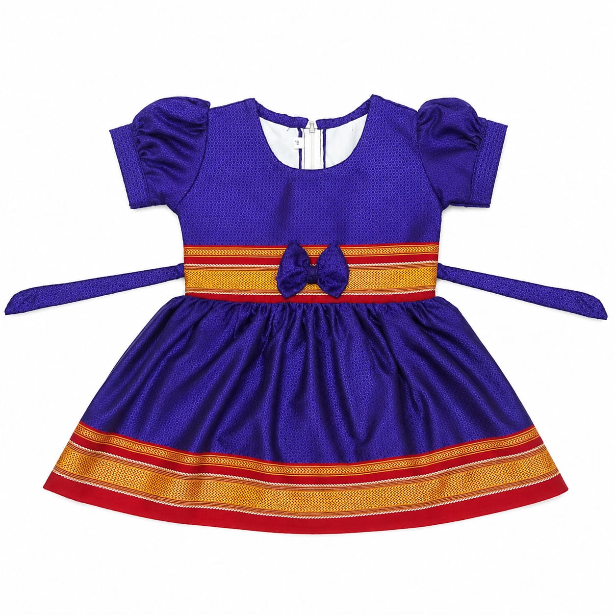 Blue girls frock image 1