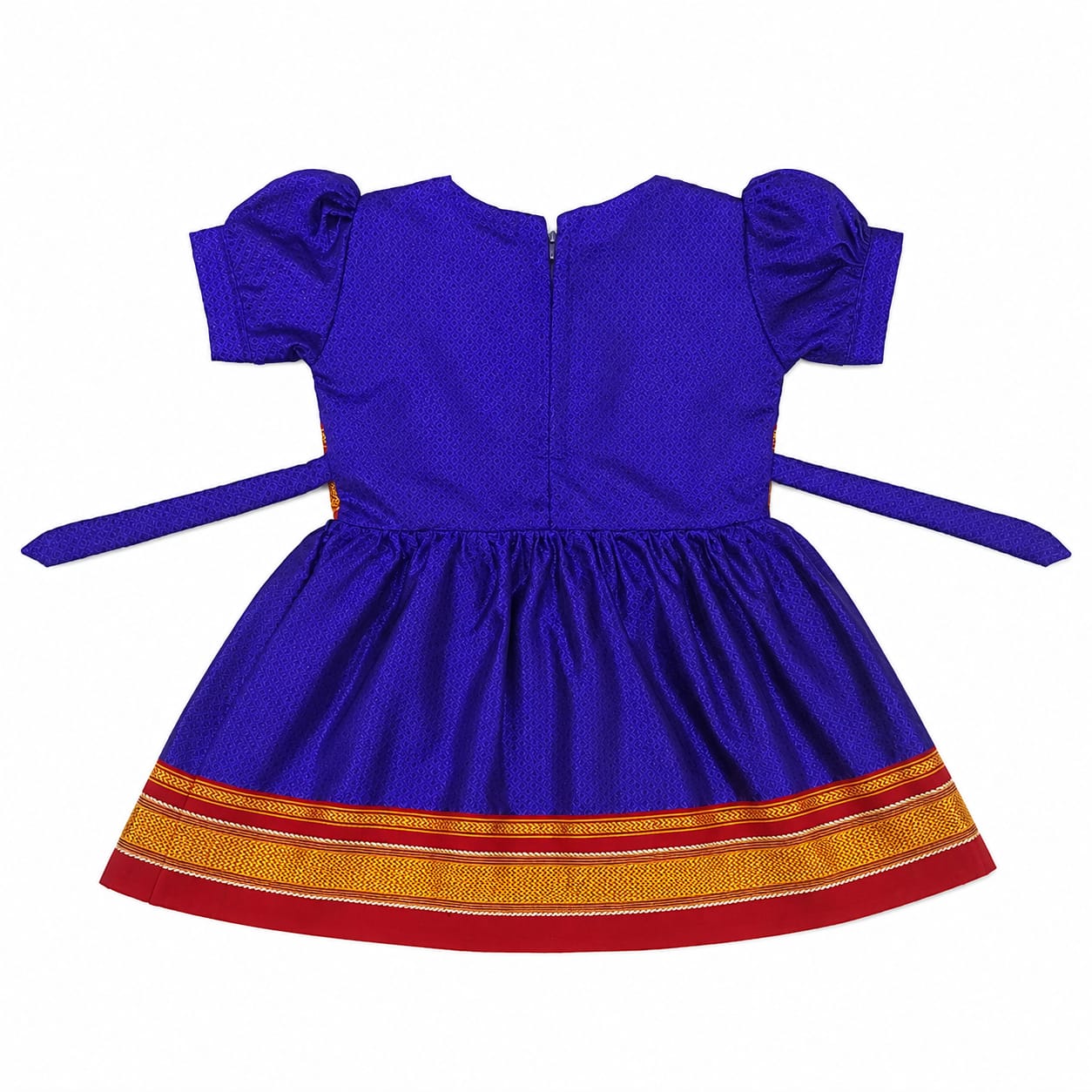 Blue girls frock image 2