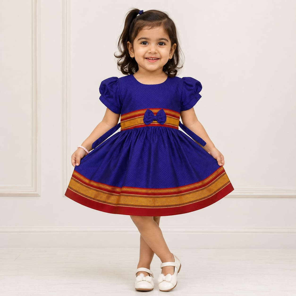 Blue girls frock
