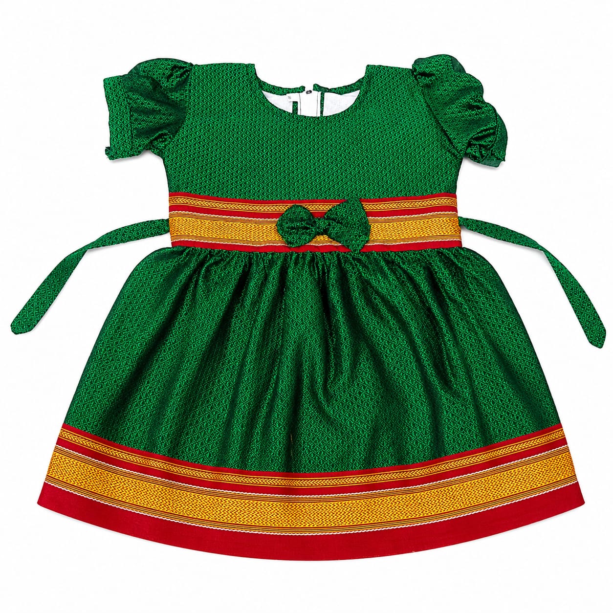 green girl frock image 1